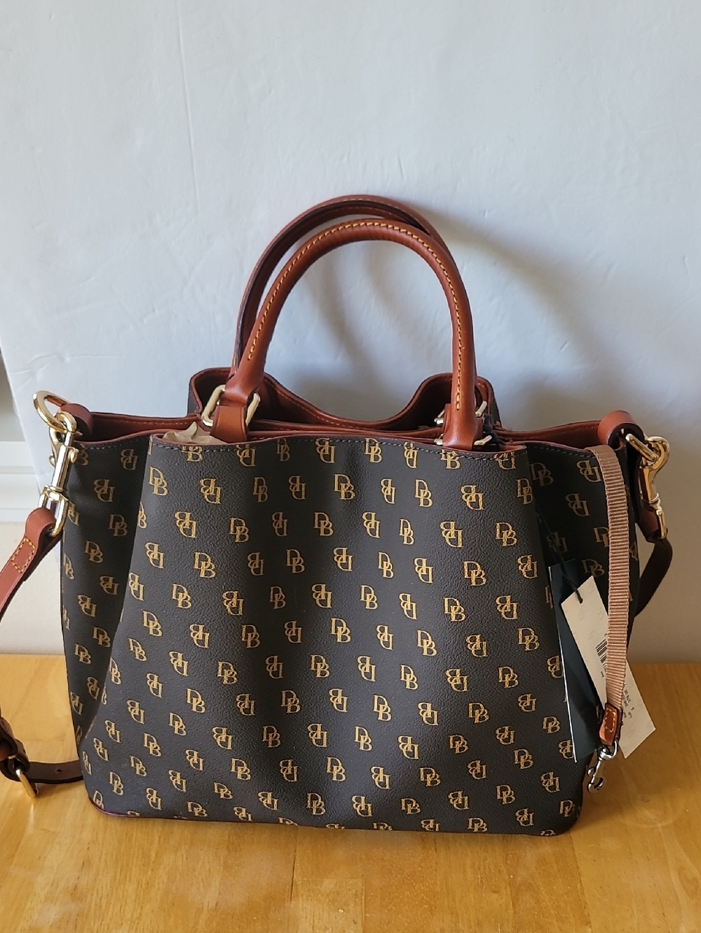 Dooney & Bourke Gretta Brenna Satchel Purse Handbag - Picture 3 of 14
